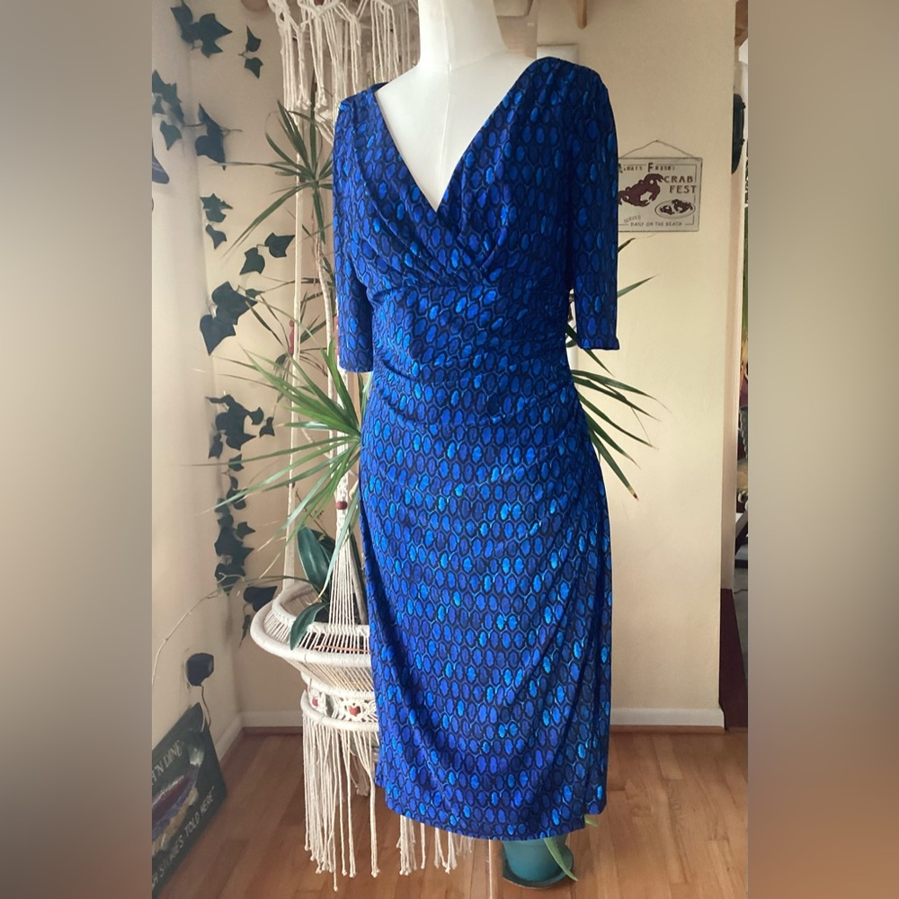 Ralph Lauren dress size 8 in Blue - Picture 1 of 5